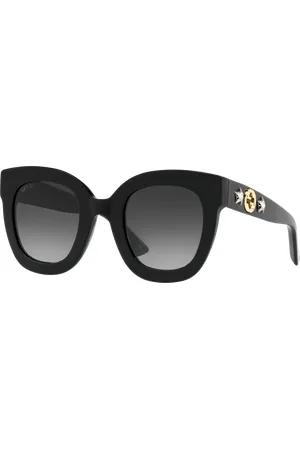 Gucci Unisex Sunglasses GG0208S - Frame color: Black Shiny, Lens color: