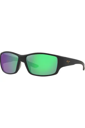 Maui Jim Man Sunglasses Local Kine - Frame color: Black Green, Lens color: