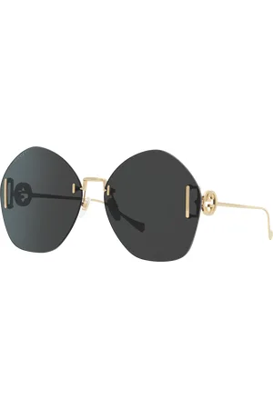 Gucci Woman Sunglasses GG1203S - Frame color: Gold, Lens color: