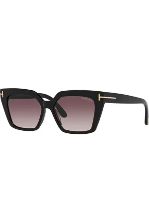 Tom Ford Woman Sunglasses Winona - Frame color: Shiny Black, Lens color: