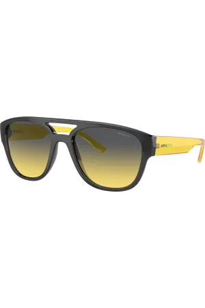 Arnette Man Sunglasses AN4327 Mew2 - Frame color: Transparent Grey, Lens color: Yellow/Dark Grey
