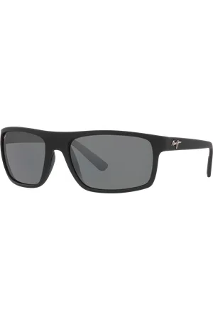 Maui Jim Unisex Sunglasses 746 Byron Bay - Frame color: Black Matte, Lens color: