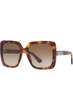 Gucci Woman Sunglasses GG0418S - Frame color: Tortoise, Lens color:
