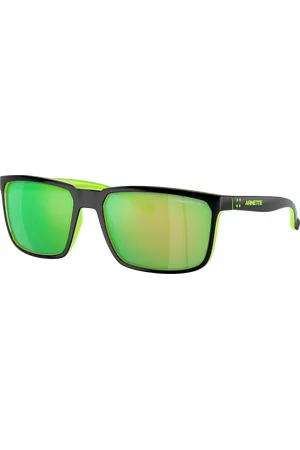 Arnette Man Sunglasses AN4251 Stripe - Frame color: Black/Fluo Green, Lens color:
