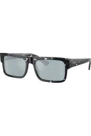 Prada Man Sunglasses PR A10S - Frame color: Havana Black Transparent, Lens color: