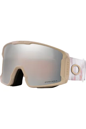 Oakley Unisex Sunglasses OO7070 Line Miner™ L Jamie Anderson Signature Series Snow Goggles - Frame color: Hummus Tie Dye, Lens color: Prizm Snow Bla