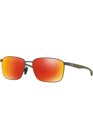 Maui Jim Unisex Sunglasses Kaala - Frame color: Dark Gunmetal, Lens color: