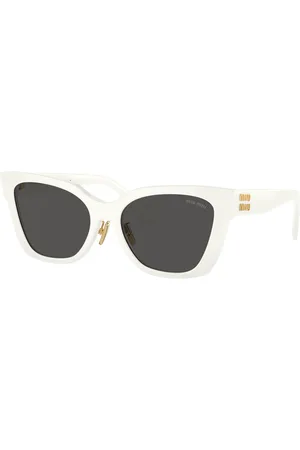 Miu Miu Woman Sunglasses MU 02ZS - Frame color: White, Lens color: