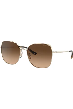 Coach Woman Sunglasses HC7133 C7997 - Frame color: Shiny Light Gold, Lens color: