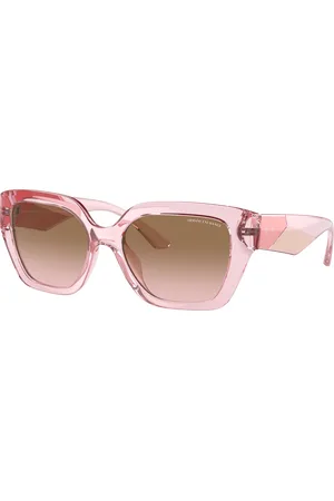 Armani Exchange Woman Sunglasses AX4125SU - Frame color: Shiny Transparent Pink, Lens color:
