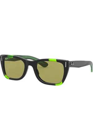 Ray-Ban Unisex Sunglasses RB2248 Caribbean Fluo - Frame color: Black, Lens color: