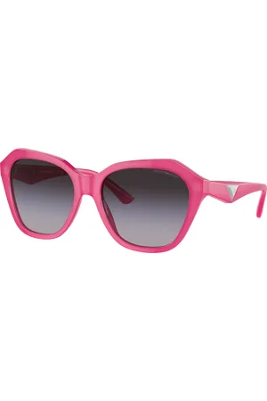 Emporio Armani Woman Sunglasses EA4221 - Frame color: Shiny Opaline Fuchsia, Lens color: