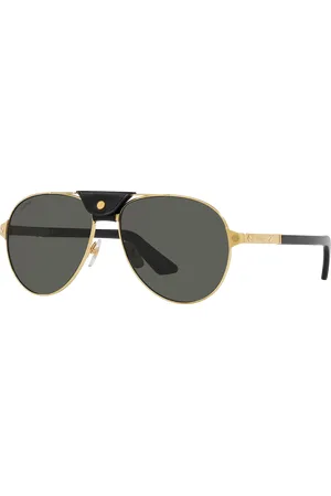 Cartier Man Sunglasses CT0387S - Frame color: Gold, Lens color: