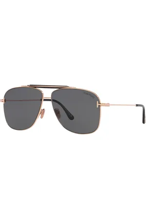 Tom Ford Man Sunglasses Jaden - Frame color: Shiny Silver, Lens color: