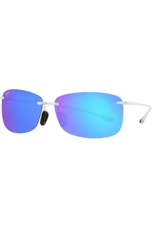 Maui Jim Unisex Sunglasses Akau - Frame color: Clear, Lens color: