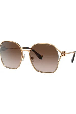 Miu Miu Woman Sunglasses MU 52WS - Frame color: Brass, Lens color: