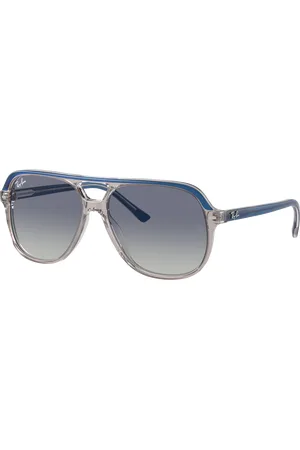 Ray-Ban Unisex Sunglasses RB9096S Bill Kids - Frame color: Top Dark Blue & Brown & Light Grey, Lens color: Grey/Blue