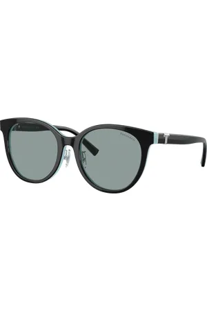 Tiffany & Co. Woman Sunglasses TF4209D - Frame color: Black On Tiffany Blue, Lens color: