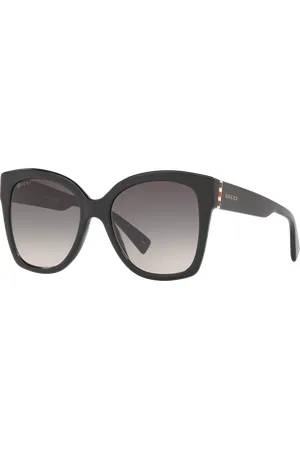 Gucci Woman Sunglasses GG0459S - Frame color: Black Shiny, Lens color:
