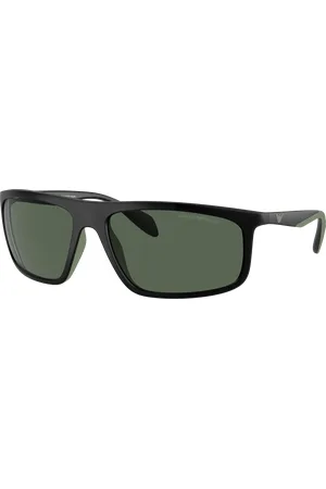 Emporio Armani Man Sunglasses EA4212U - Frame color: Matte Black/Rubber Green, Lens color: