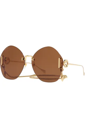 Gucci Woman Sunglasses GG1203S - Frame color: Gold, Lens color: