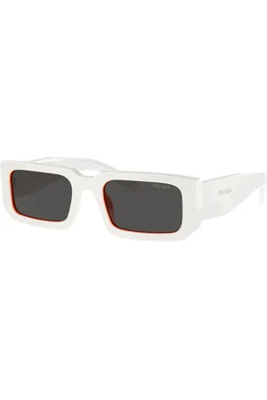 Prada Man Sunglasses PR 06YS - Frame color: Talc/Orange, Lens color: