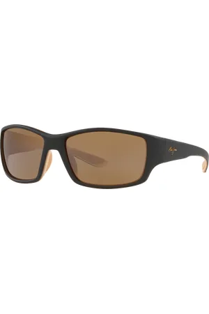 Maui Jim Man Sunglasses Local Kine - Frame color: Brown Tan, Lens color: