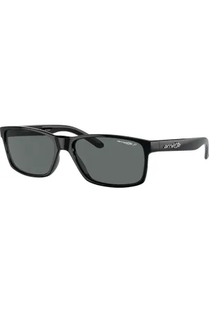 Arnette Unisex Sunglasses AN4185 Slickster - Frame color: Shiny Black, Lens color: