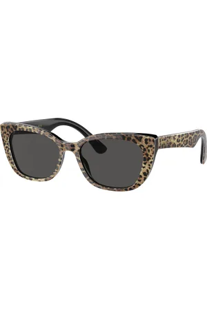 Dolce & Gabbana Unisex Sunglasses DX4427 Kids - Frame color: Leo Brown/Black, Lens color: