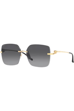 Cartier Woman Sunglasses CT0359S - Frame color: Gold, Lens color: