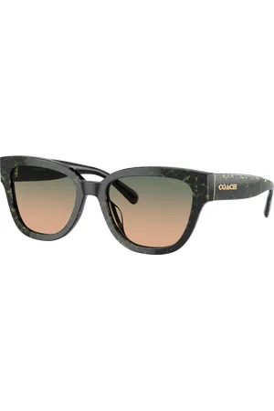 Coach Woman Sunglasses HC8379U CL920 - Frame color: Emerald Pearl Signature C, Lens color:
