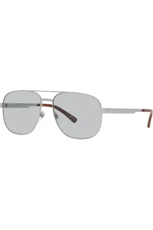 Gucci Man Sunglasses GG1223S - Frame color: Silver, Lens color: