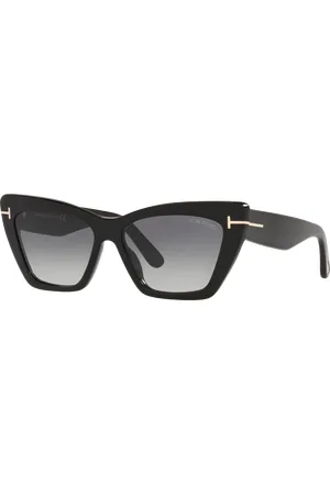 Tom Ford Woman Sunglasses FT0871 - Frame color: Black Shiny, Lens color: