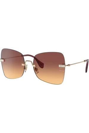 Miu Miu Woman Sunglasses MU 50WS - Frame color: Antique Gold, Lens color: