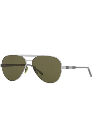 Gucci Man Sunglasses GG1163S - Frame color: Silver Shiny, Lens color: