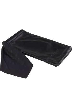 Sunglass Hut Collection Unisex Sunglasses AHU0004AT Black Branded Pouch - Frame color: Gold, Lens color: