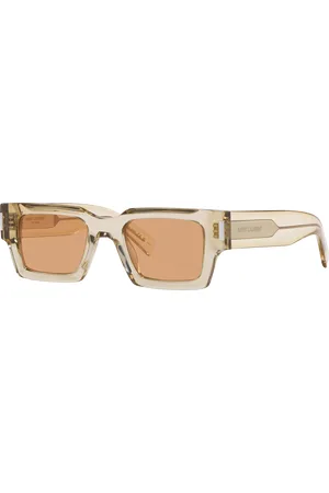 Saint Laurent Unisex Sunglasses SL 572 - Frame color: Yellow, Lens color: