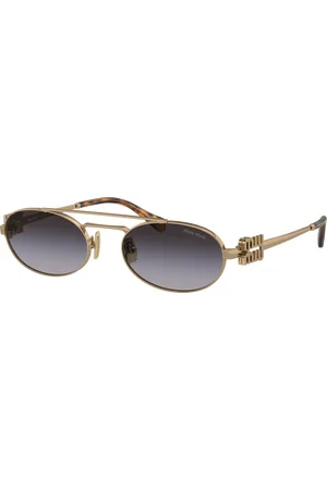 Miu Miu Woman Sunglasses MU 54ZS - Frame color: Antique Gold, Lens color: