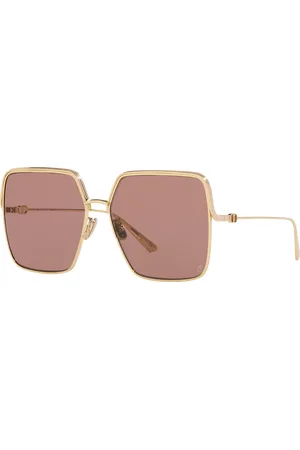 Dior Woman Sunglasses Ever S1U - Frame color: Gold, Lens color: