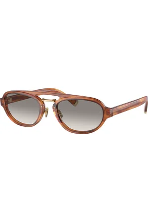 Brunello Cucinelli Unisex Sunglasses BC4008S - Frame color: Honey Avana, Lens color: