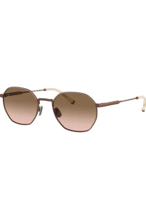 Brunello Cucinelli Unisex Sunglasses BC2003ST - Frame color: Brown Demi Matte/Sand, Lens color: