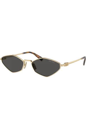 Miu Miu Woman Sunglasses MU 56ZS - Frame color: Pale Gold, Lens color: