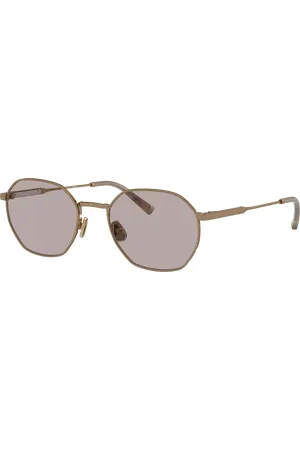Brunello Cucinelli Unisex Sunglasses BC2003ST - Frame color: Satin Gold, Lens color: