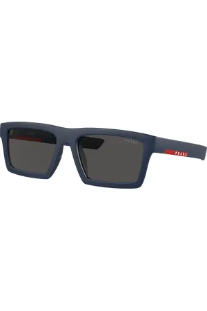 Prada Man Sunglasses PS 02ZSU - Frame color: Matte Blue, Lens color: