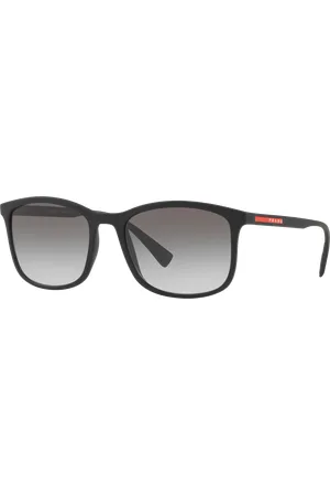 Prada Man Sunglasses PS 01TS Lifestyle - Frame color: Black Rubber, Lens color:
