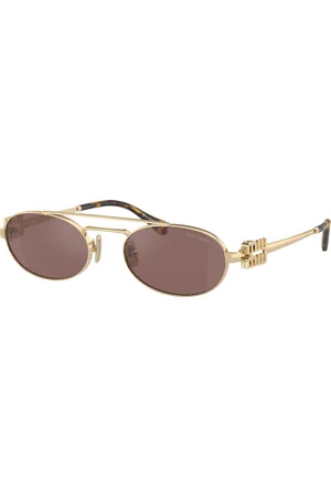 Miu Miu Woman Sunglasses MU 54ZS - Frame color: Pale Gold, Lens color: