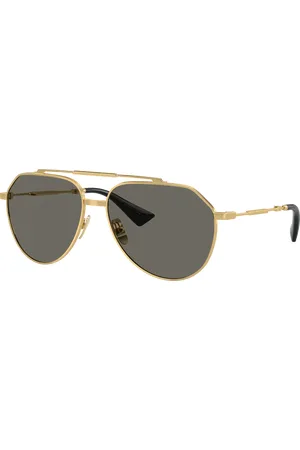 Dolce & Gabbana Man Sunglasses DG2302 - Frame color: Gold, Lens color: