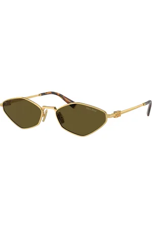 Miu Miu Woman Sunglasses MU 56ZS - Frame color: Gold, Lens color: