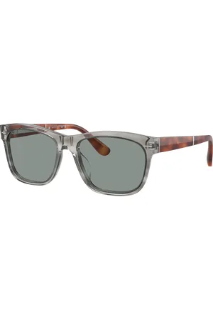 Brunello Cucinelli Unisex Sunglasses BC4003S - Frame color: Striped Grey, Lens color: