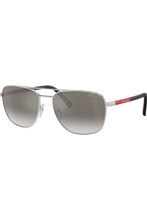Prada Man Sunglasses PS 54ZS - Frame color: Silver, Lens color: